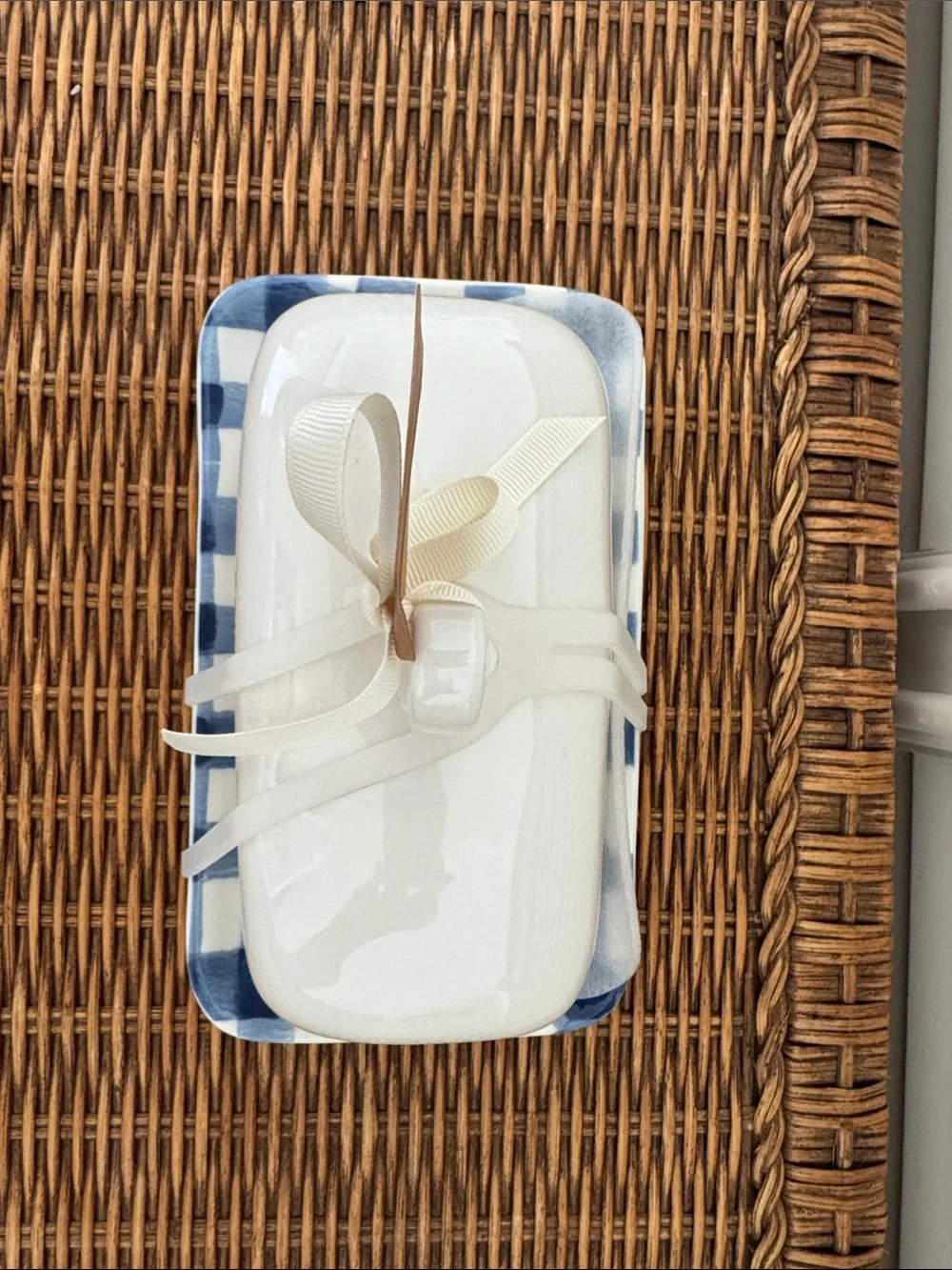 Rae Dunn SPREAD Ceramic Butter Dish